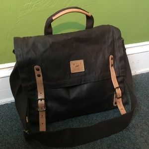 Will Leather Goods Leather & Waxed Canvas Bag